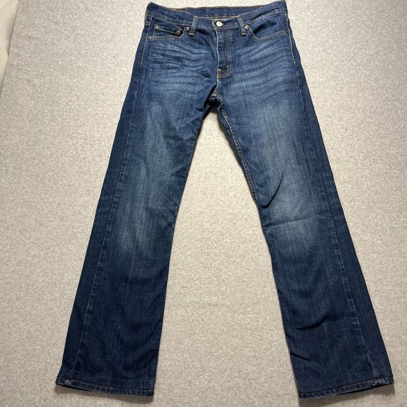 Levis Jeans Mens 30x30 Blue 527 Bootcut Western Cowboy Denim Mid (Tag 30x32) - Picture 1 of 11